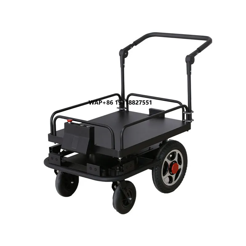 Smart Factory Material Transport Hand Platform Trolley Cart Retail Welding Robot Following Shopping Trolleys