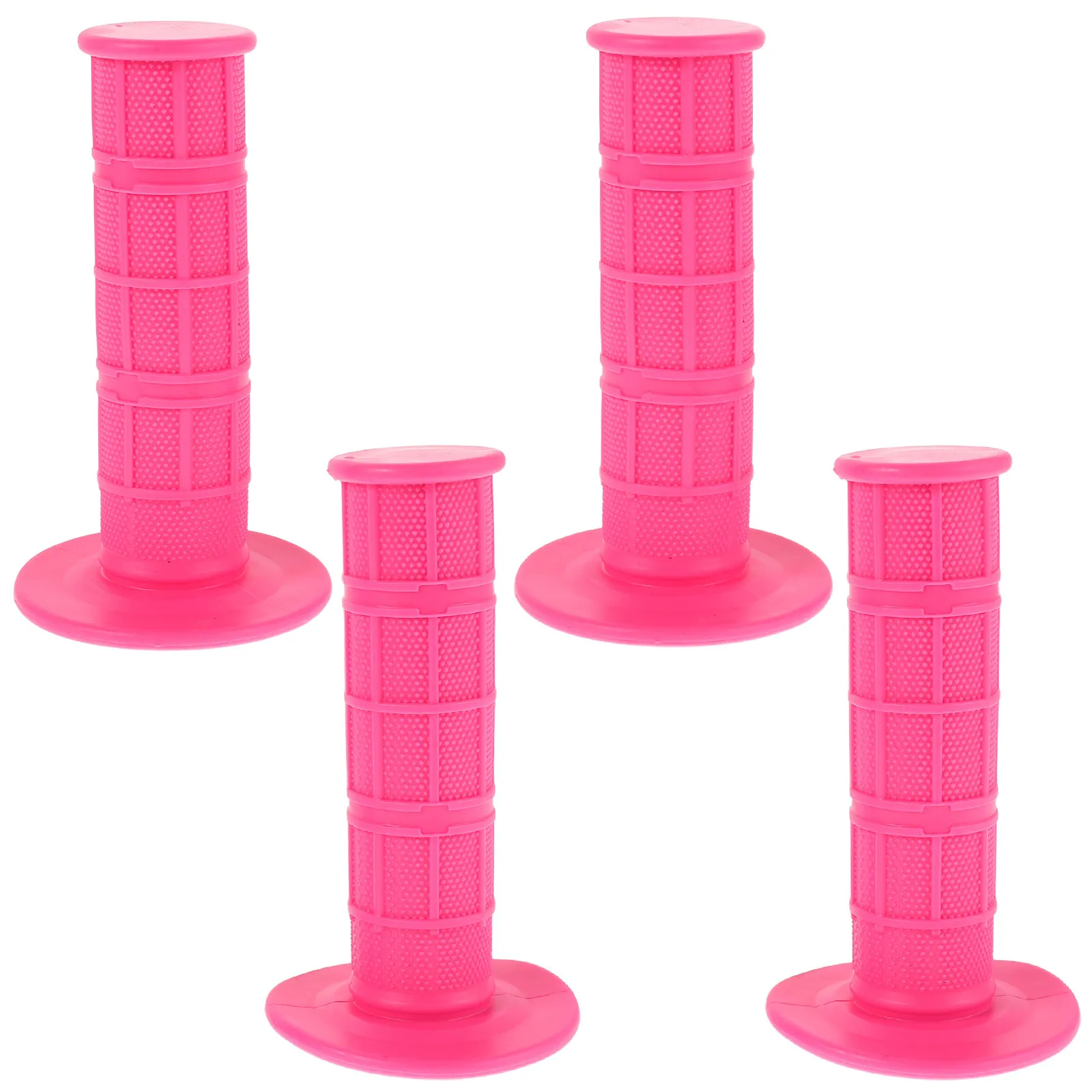 4Pcs Silicone Motorcycle Handlebar Grips Universal Non Slip Anti Fatigue Cruiser Dirt Bike Handle Grips Motorbike Accessories