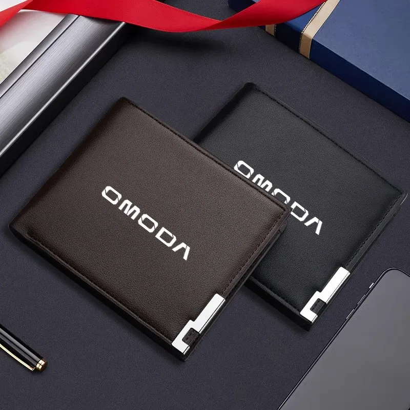 

Car Men's Wallet Leather ID Credit Card Storage Bag Cash Coin Purse For Chery OMODA 5 C5 S5 S5GT FX 2023 2024 2025 Auto Interior