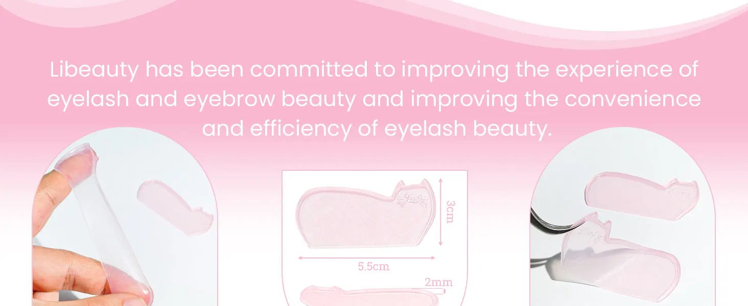Libeauty Neue Jellyfish Sticky Lash Softening Pads Silikon Wimpern-Lifting-Pads Wimpernstäbchen Schutz Wimpern-Lifting-Zubehör Werkzeug – Detail 13