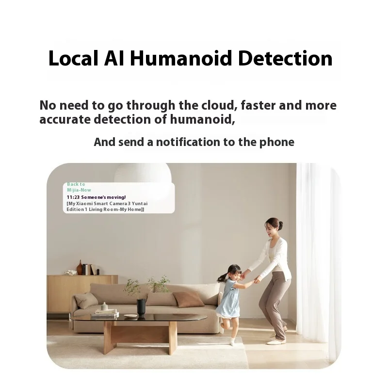 Xiaomi Smart Camera 3 PTZ Edition 5MP 3K Ultra-low-light Full-color AI Human Detection Mobile View Dual-band Home Camera baby