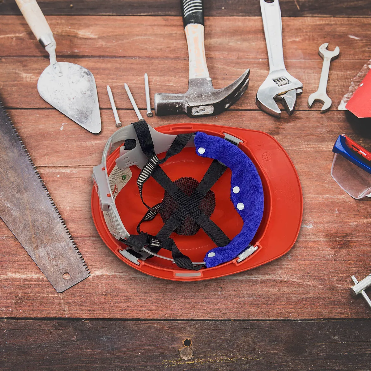 

Набор из 6 охлаждающих сетчатых повязок для каски: впитывающие пот, сохраняющие голову сухой, для комфортной работы