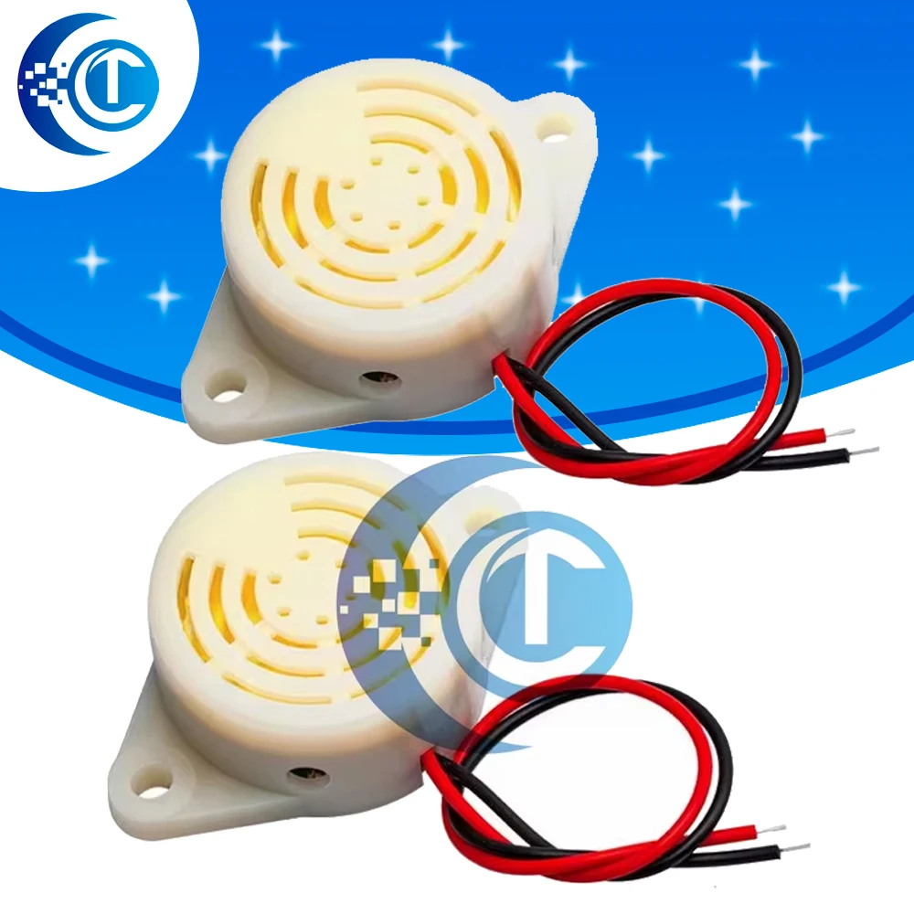 1PCS  95DB Alarm High-decibel 3-24V 12V Electronic Buzzer Beep Alarm Continuous Beep for Arduino SFM-27 HYT-3015