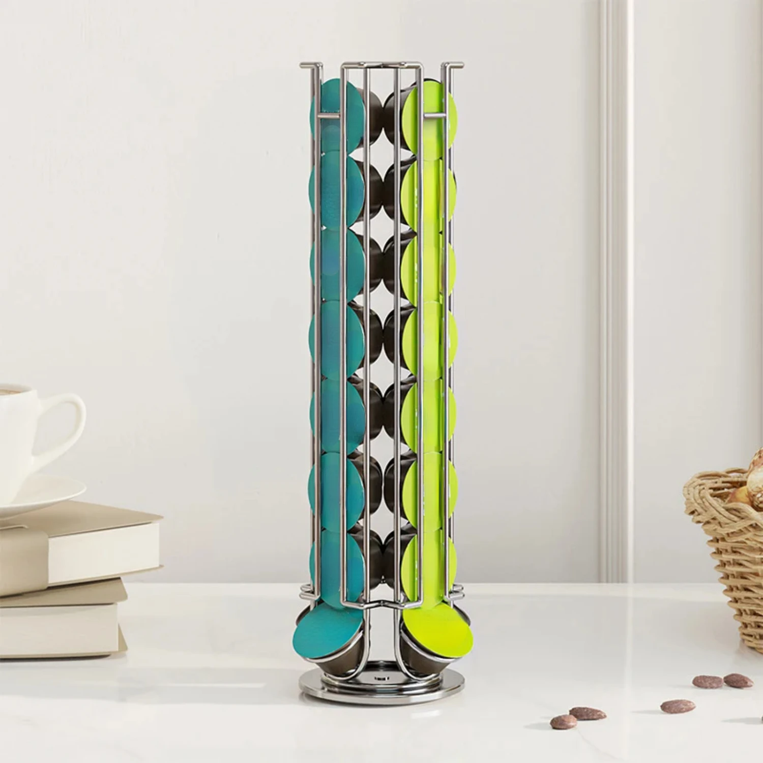 

24/32 Cups Capsule Cafe Organizer Coffee Capsule Stand Holder Rack