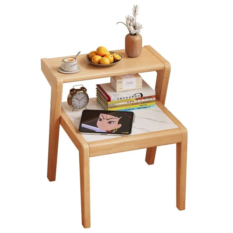

Solid wood simple bedside table, bedroom simple sofa side table, living room small coffee table, small apartment household bedsi