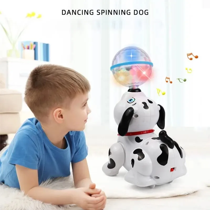 

Игрушка для собаки Spinning Bump & Go Dancing с шариком, музыкой и светодиодной подсветкой — интерактивное развлечение для малышей и малышей