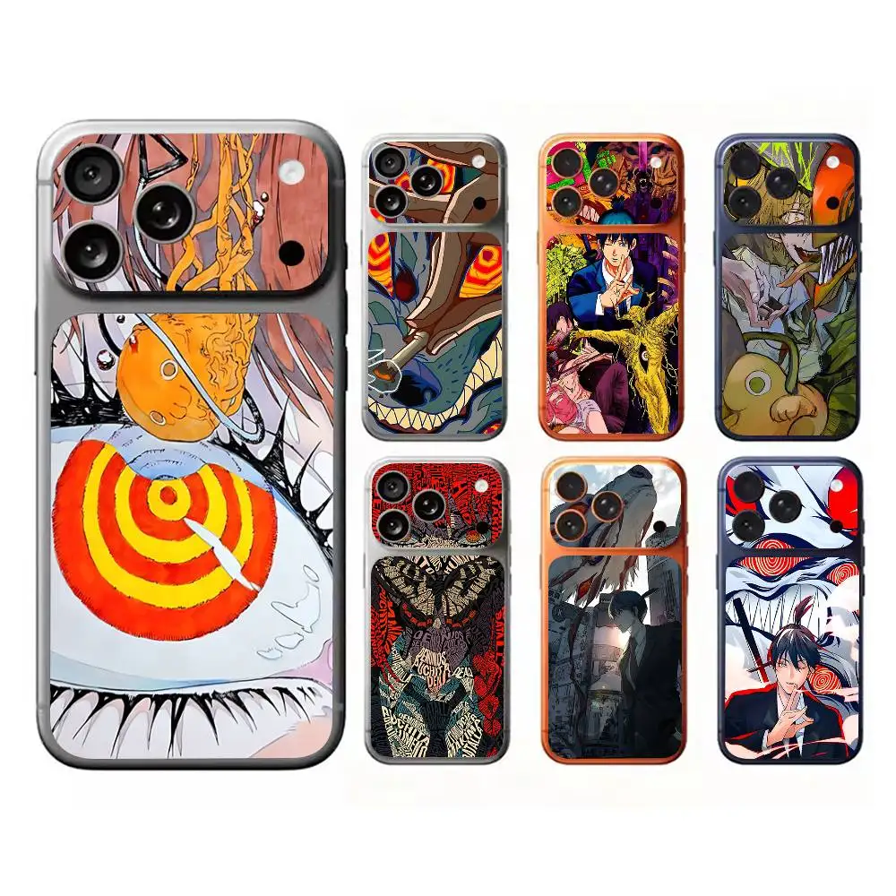 Power Chainsaw Man Back Cover Decal Protective For Iphone 17 Pro Max Skin Sticker Back Protective Decorative Sticker
