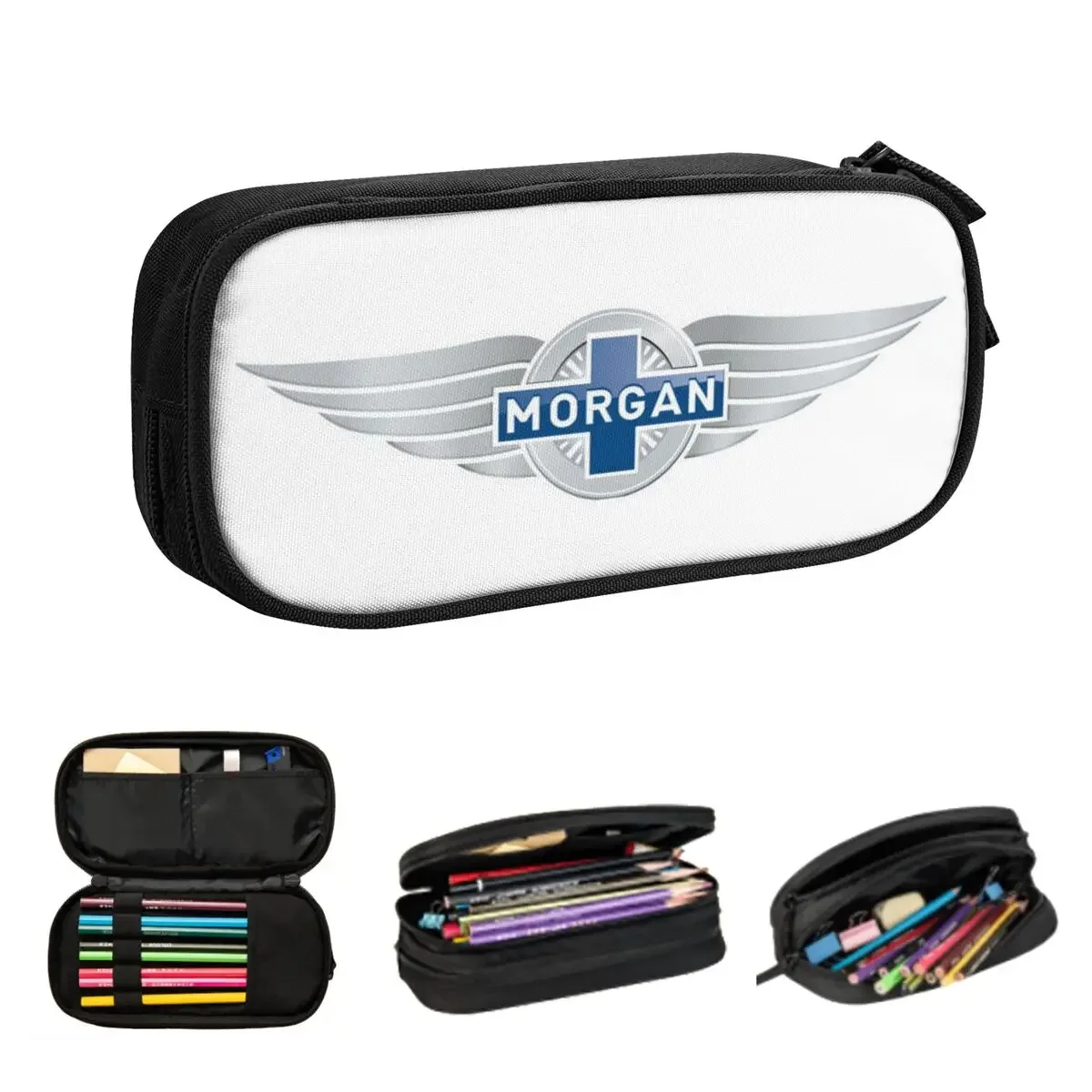 

Morgan Motor Car Company Pencil Cases for Students School Pen Box Pencil Bag Big Capacity Pencil Pouch Pen Holder