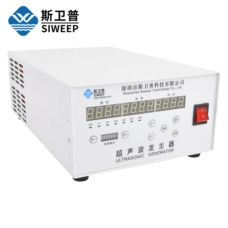 28KHz Ultrasonic Generator Industrial Cleaning Machine Ultrasound Power Controller Sonic Transducer 485 Interface Remote Control