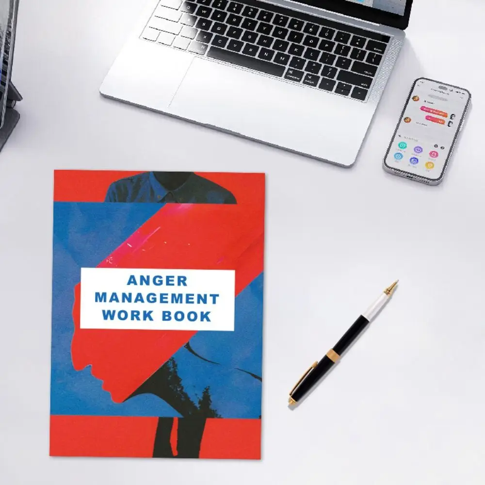 Coated Paper Anger Control Journal Planning Tool Practical Anger Management Worksheets Control Your Emotion Clear Chapter