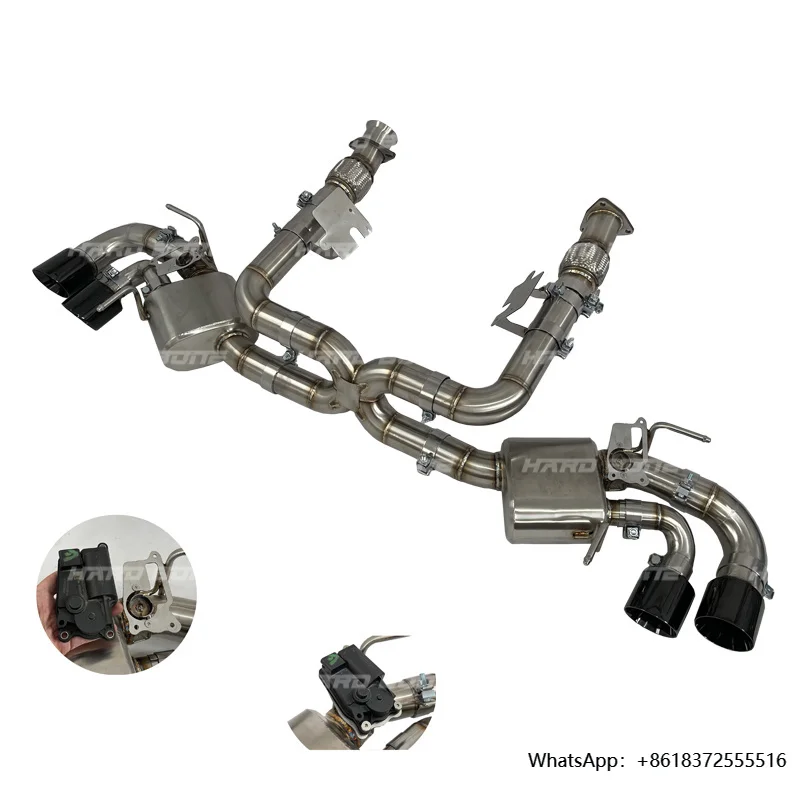 

High Performance 304 Stainless Steel Exhaust Pipes Catback System for Chevrolet Corvette C8 Exhaust Car Accessories