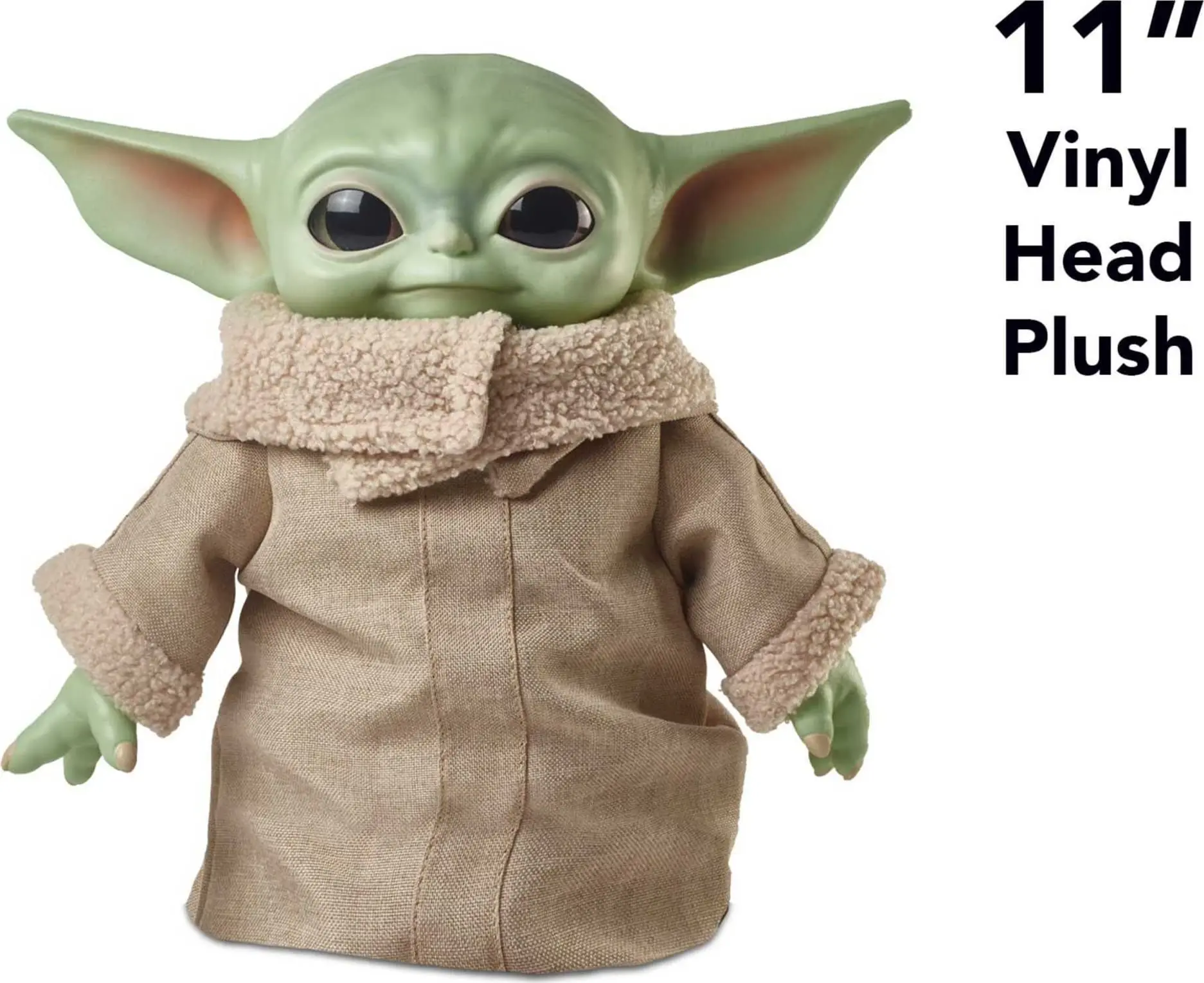Original Star Wars The Mandalorian Grogu Plush Toy 11 Inch Baby Yoda The Child Soft Body Vinyl Head Figure Doll Fans Gifts GWD85 view 3
