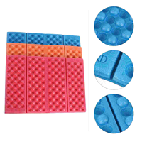 3 Pcs Folded Foam Pad Portable Inflatable Tent Picnic Mat Multi-functional Chair Travel