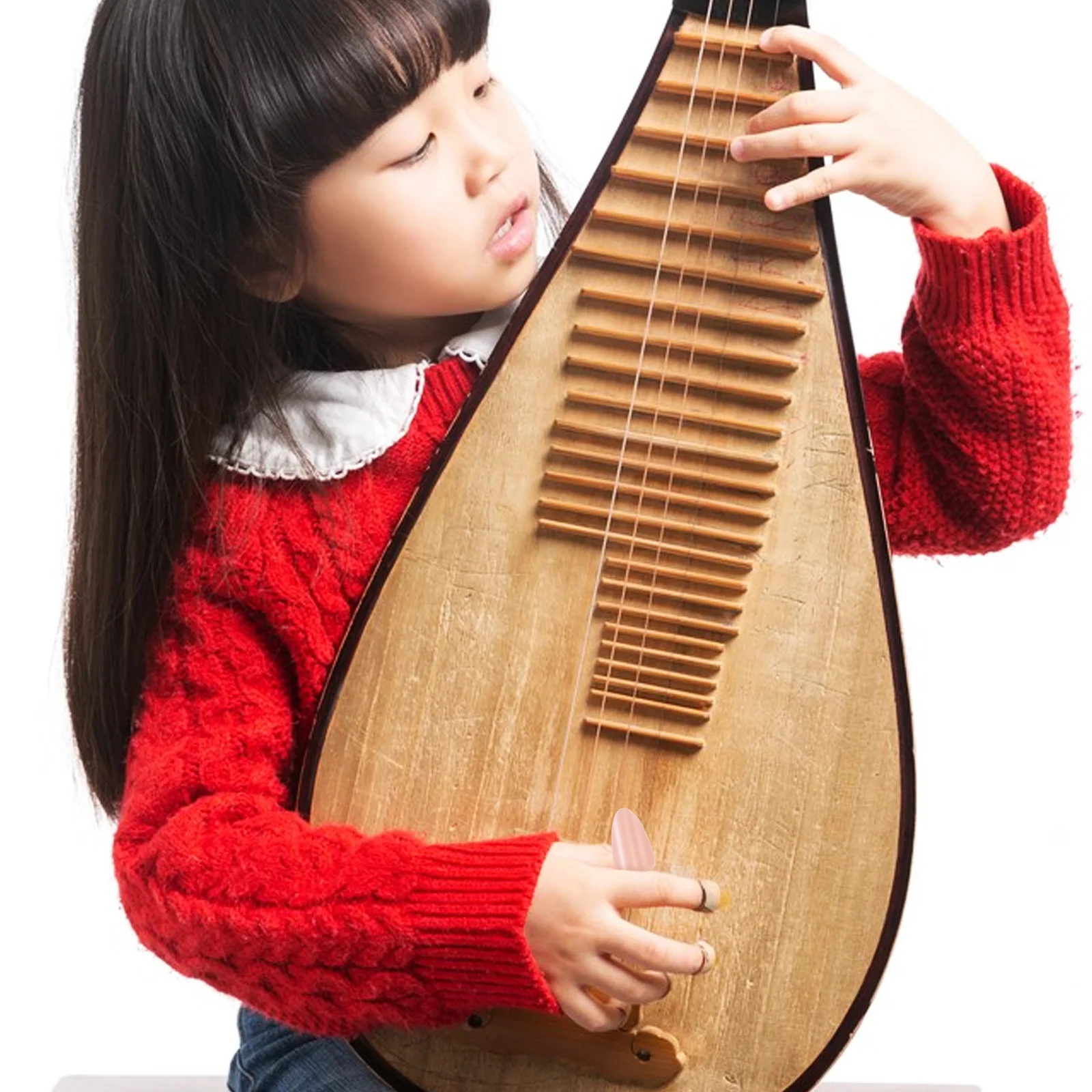 

1Set Pipa Finger Equipment Practical Sturdy Plastic Material Ideal Beginners Children Smooth Precise Performance Accessories
