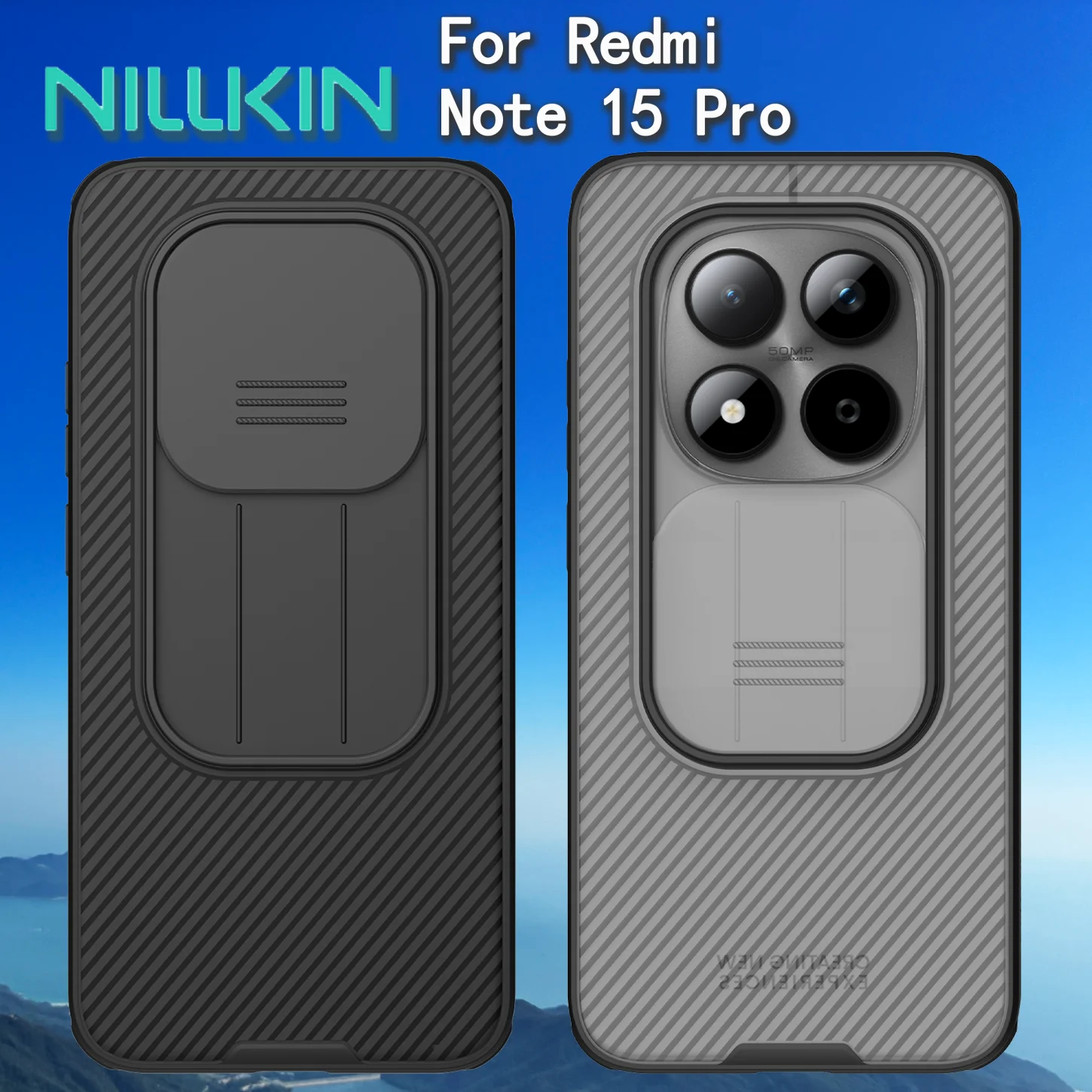 Etui NILLKIN Fitted Case Camshield Shield z ochroną obiektywu do Redmi Note 15 Pro 5G