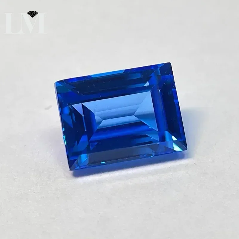 

Lab Grown Cobalt Spinel Rectangular Shapes Gemstone for DIY Ring Necklace Earrings