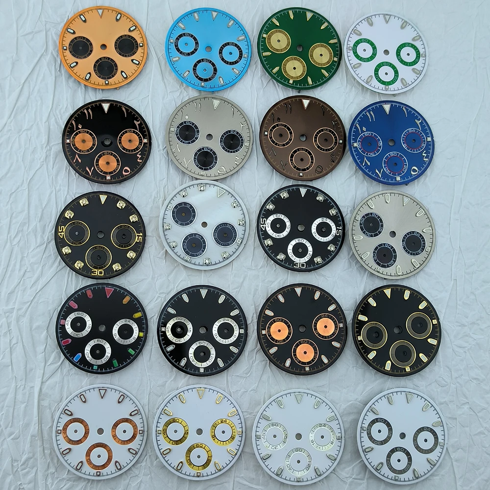 High quality VK63 dial 29mm chronograph watch men's watch modification accessories customized LOGO suitable for VK63 movement