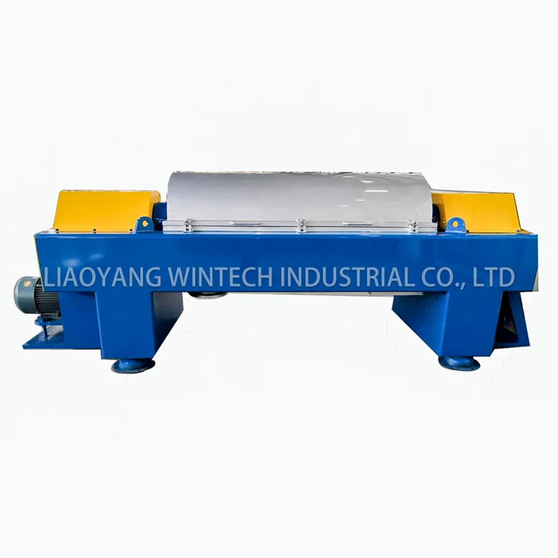 Centrifuga decanter per macchina per la disidratazione dei fanghi a spirale continua orizzontale a prezzo di fabbrica WL-550