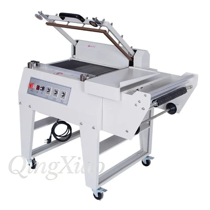 Hand Press L450 Sealing and Cutting Machine Shoe Box Packing Tableware Film Wrapping Instant Noodle Sealing