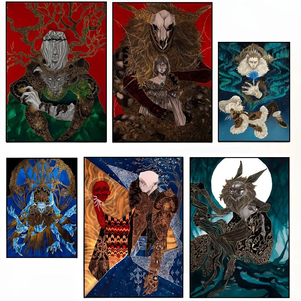 Póster de la Dinastía Dorada de Abel Klaer, póster adhesivo de papel, decoración de pared para habitación, bar, cafetería, regalo