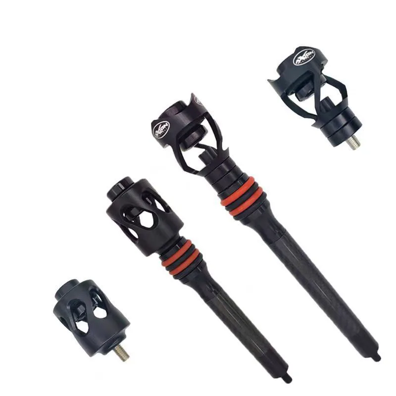 6/8Inch Archery Bow Stabilizer Carbon Fiber Balance Bar Rod Stabilize Compound/Recurve Bow Hunting Shooting Accessories