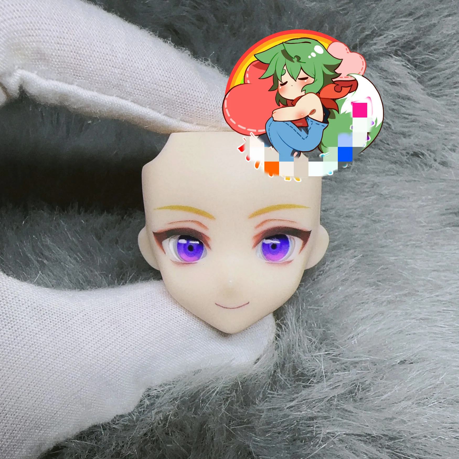 Ensemble Stars Tomoe Hiyori Sazanami Jun OB22 ob24 Water Paste Face Open Eye Props Doll Accessories Anime Figure Toy For Kids