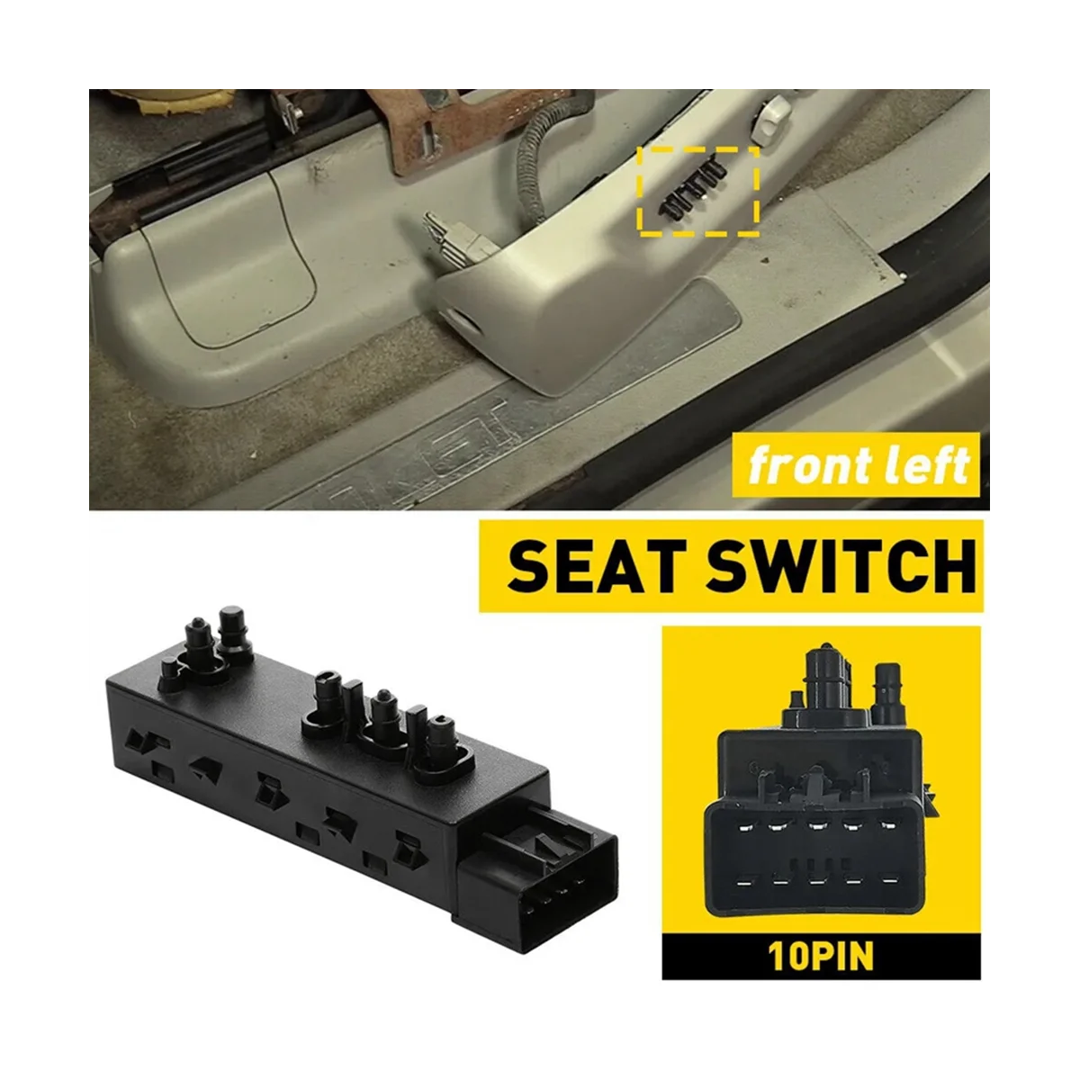 25974715 12451498 Front Right Power Seat Switch for 10-13 Seat Adjust Control Switch