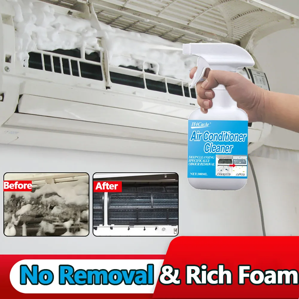 Spray de limpieza de aire acondicionado, productos de limpieza del hogar, desodorante, limpiador de radiador, limpiador de ventilador, limpiador de espuma multiusos