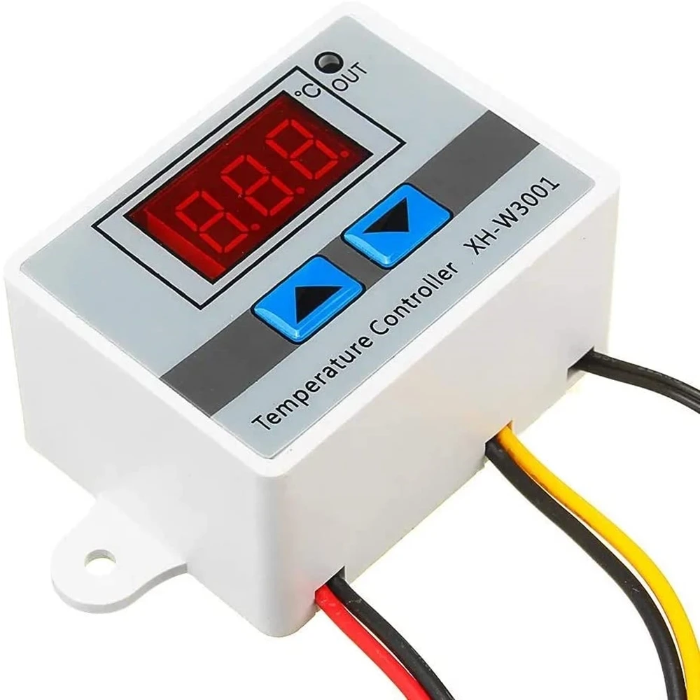 Display Digital LED Termômetro do Microcomputador, Termostato de Temperatura Quente e Fria, Interruptor de Controle, XH-W3001, W3002, 12V, 24V, 220V