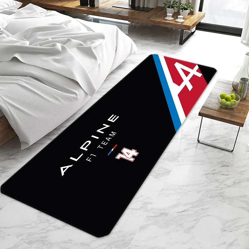 F1 Racing A-alpines Door Mat Entrance Doormat Non-slip Washable Kitchen Carpet Living Room Hallway Rugs Door Mats Bathroom Bath