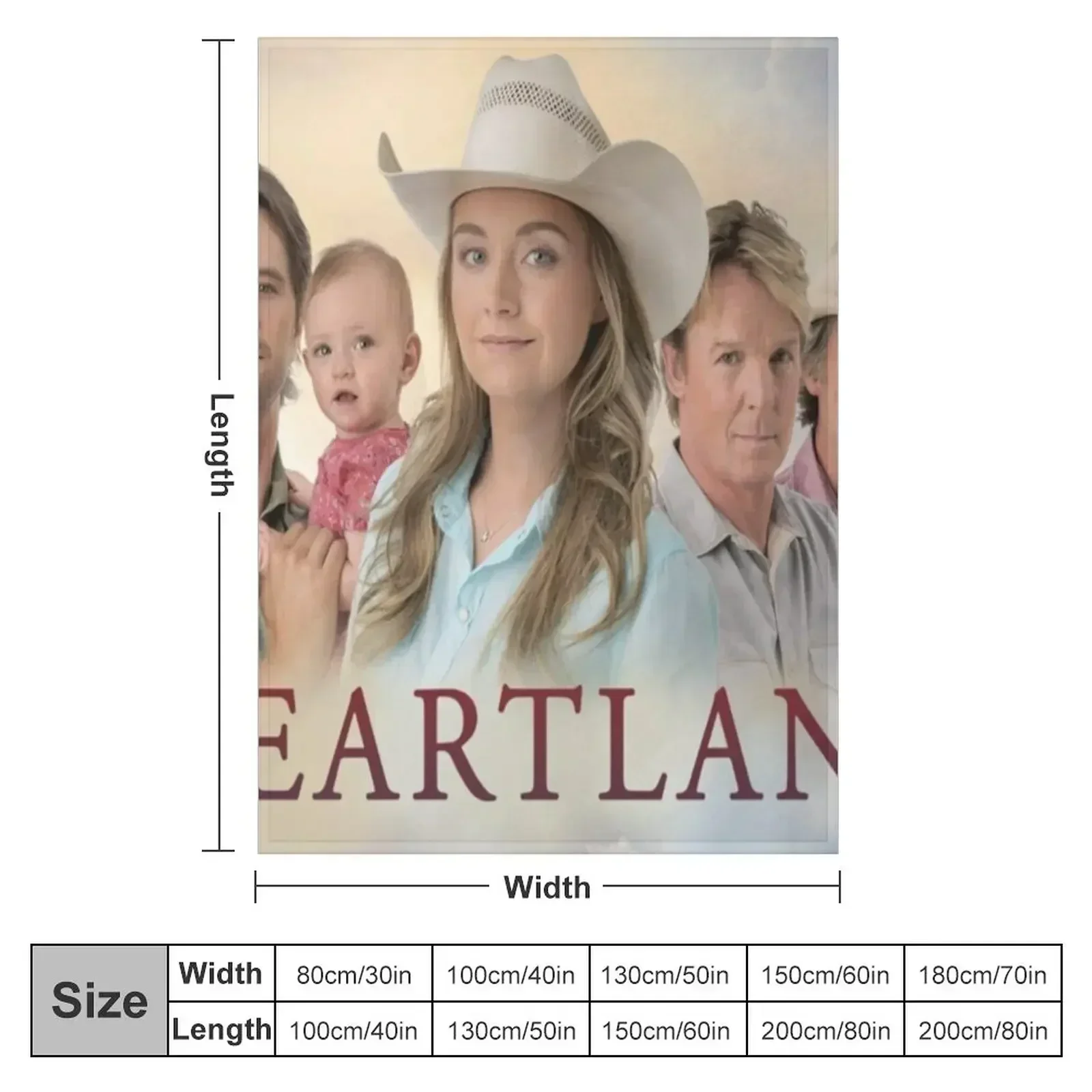 HEARTLAND ~SHOW Throw Blanket Cute heavy to sleep Camping christmas decoration Blankets For Baby funny gift Blankets