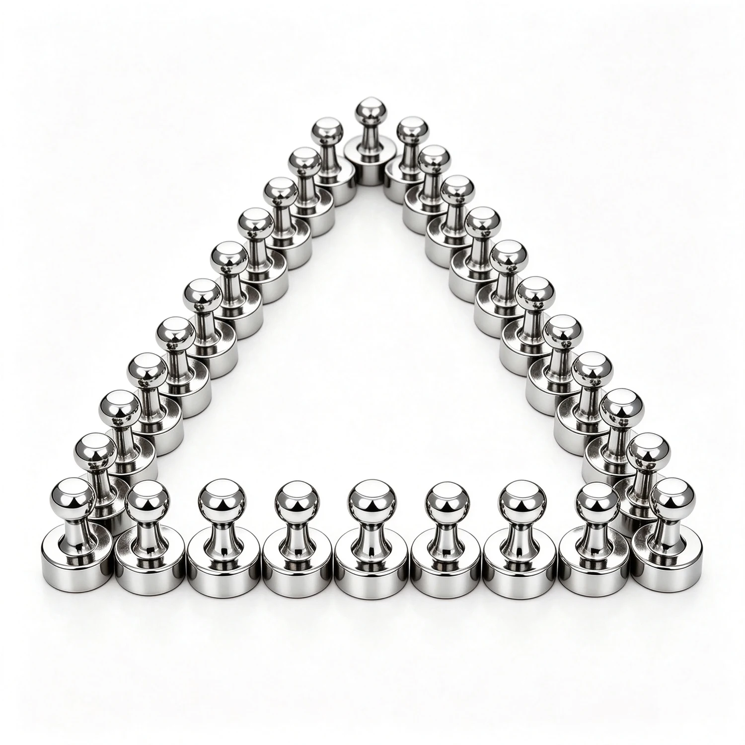 12/24PCs N52 Super Strong Neodymium Magnet Magnetic Pushpins Sucker Thumbtack Steel Magnet Push Pin for Refrigerator Whiteboard