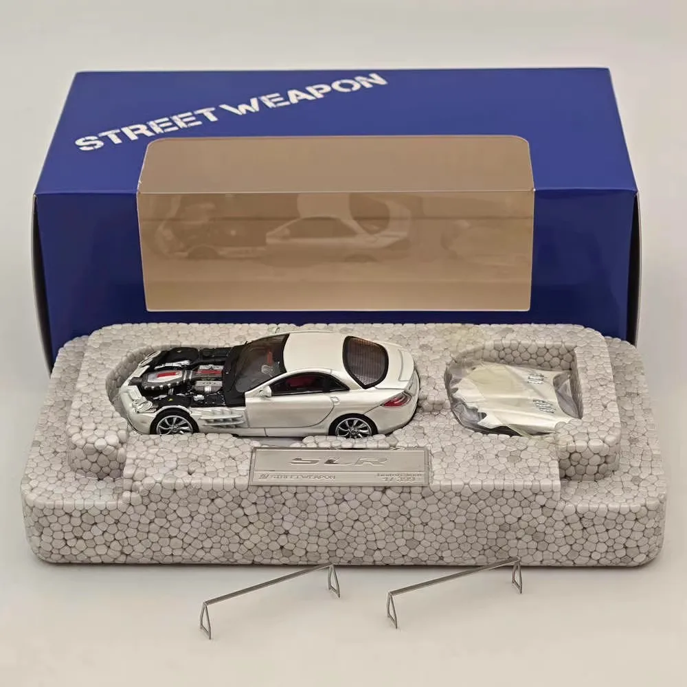 

SH 1/64 MB SLR White Diecast Model Car Collection Limited Edition Hobby Toys