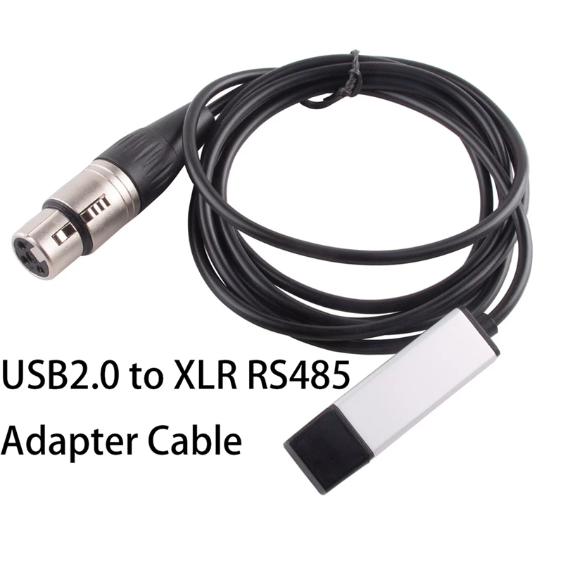 FTDI FT232RL kabel konverter adaptor antarmuka Dongle RS485 pengontrol 512 DMX512 DMX USB ke DMX512 Lightkey