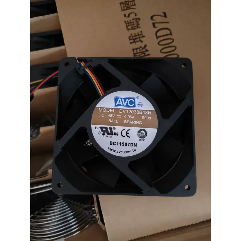 

New Original AVC DV12038B48H Cooling Fan for DC 48V 0.95A 12CM High Airflow Industrial Fan