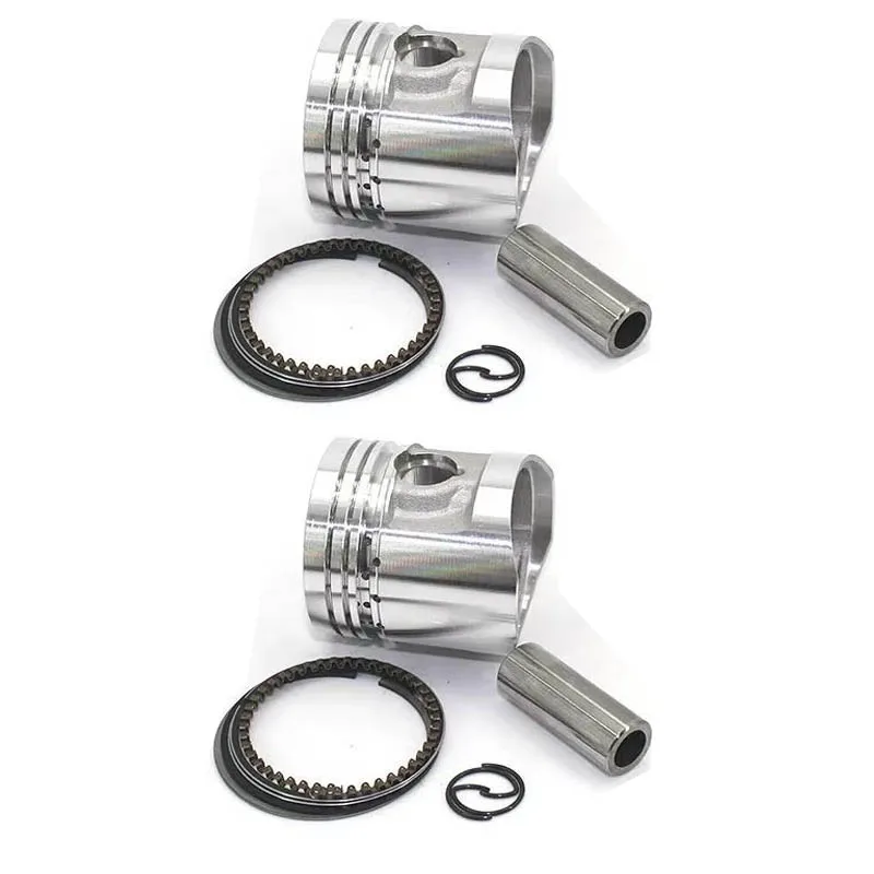 2 conjuntos para honda cb125t cbt125 cb125 t cbt 125 motocicletas pino de pistão 13mm anel de pistão diâmetro 44mm