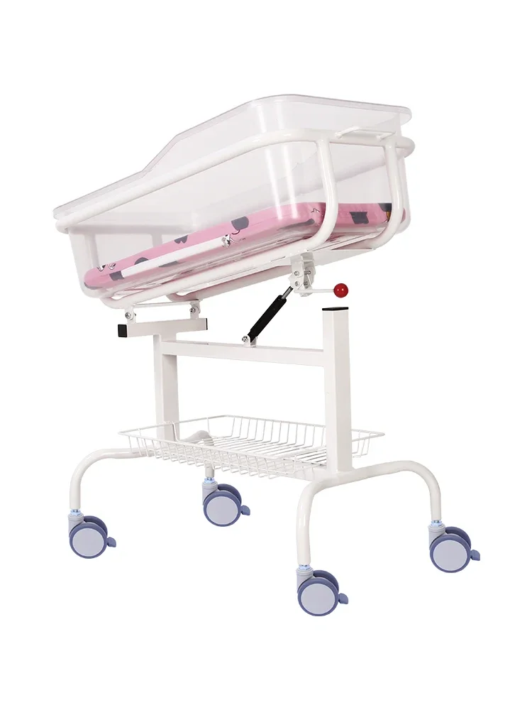 The baby carriage in center of  month can be moved and tilted.  medical anti-spitting baby carriage is same