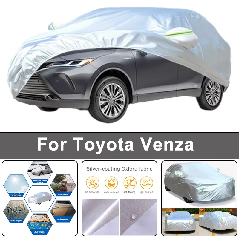 

Для Toyota Venza уличный защитный полный автомобильный чехол снежный чехол солнцезащитный козырек водостойкий пылезащитный внешние автомобильные аксессуары