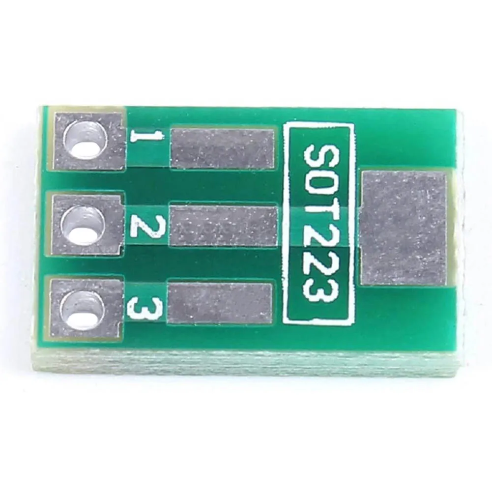 100Pcs SOT89 SOT223 To DIP PCB Transfer Board Pin Adapter Plate Double Sides 1.5Mm 2.3Mm To 2.54Mm Pin Pitch Pinboard