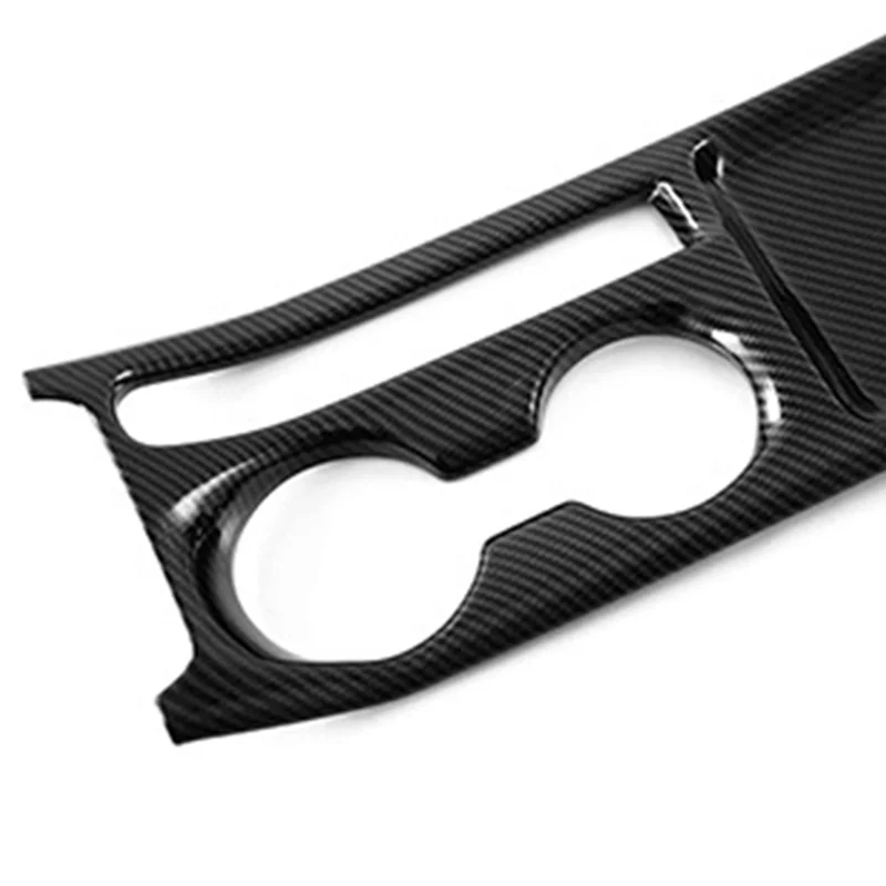 

For Nissan Kicks 2017-2024 Water Cup Holder Frame Cover Trim Car Console Interior Modification Accessories Parts