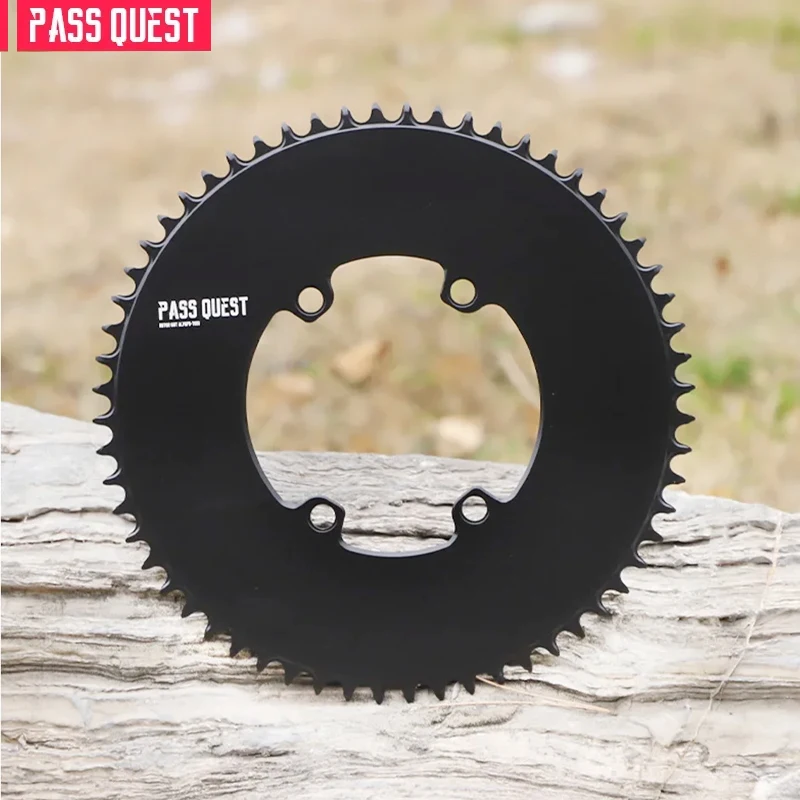 

PASS QUEST 110BCD Узкая широкая звездочка для ротора AERO Crankset 40T-60T Round Road Черный 9-12 Speed Chinwheel