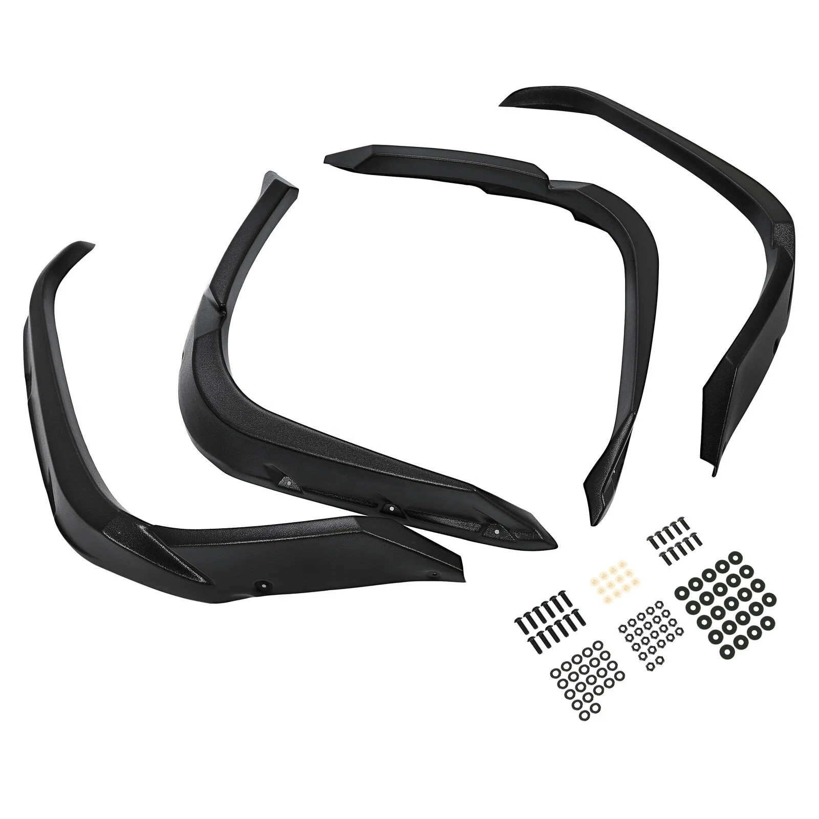 4 قطعة مجموعة مشاعل الحاجز الأسود ABS لياماها أشيب 700 2016-2022 17 18 19 20 21 #5