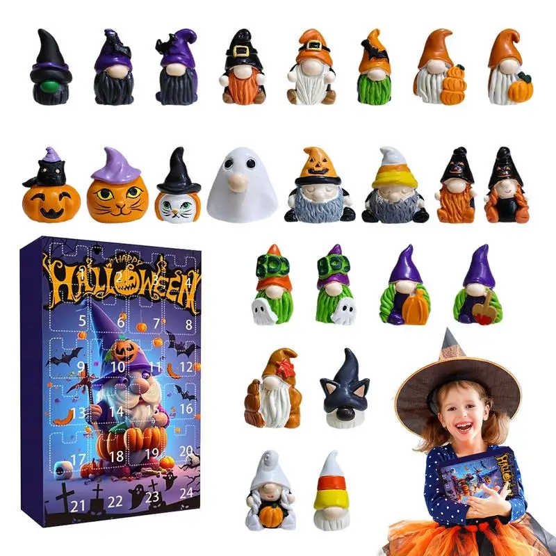 

Halloween Countdown Calendar Resin Countdown To Halloween Calendar Countdown Day Toys Funny Holiday Advent Calendar Collectible