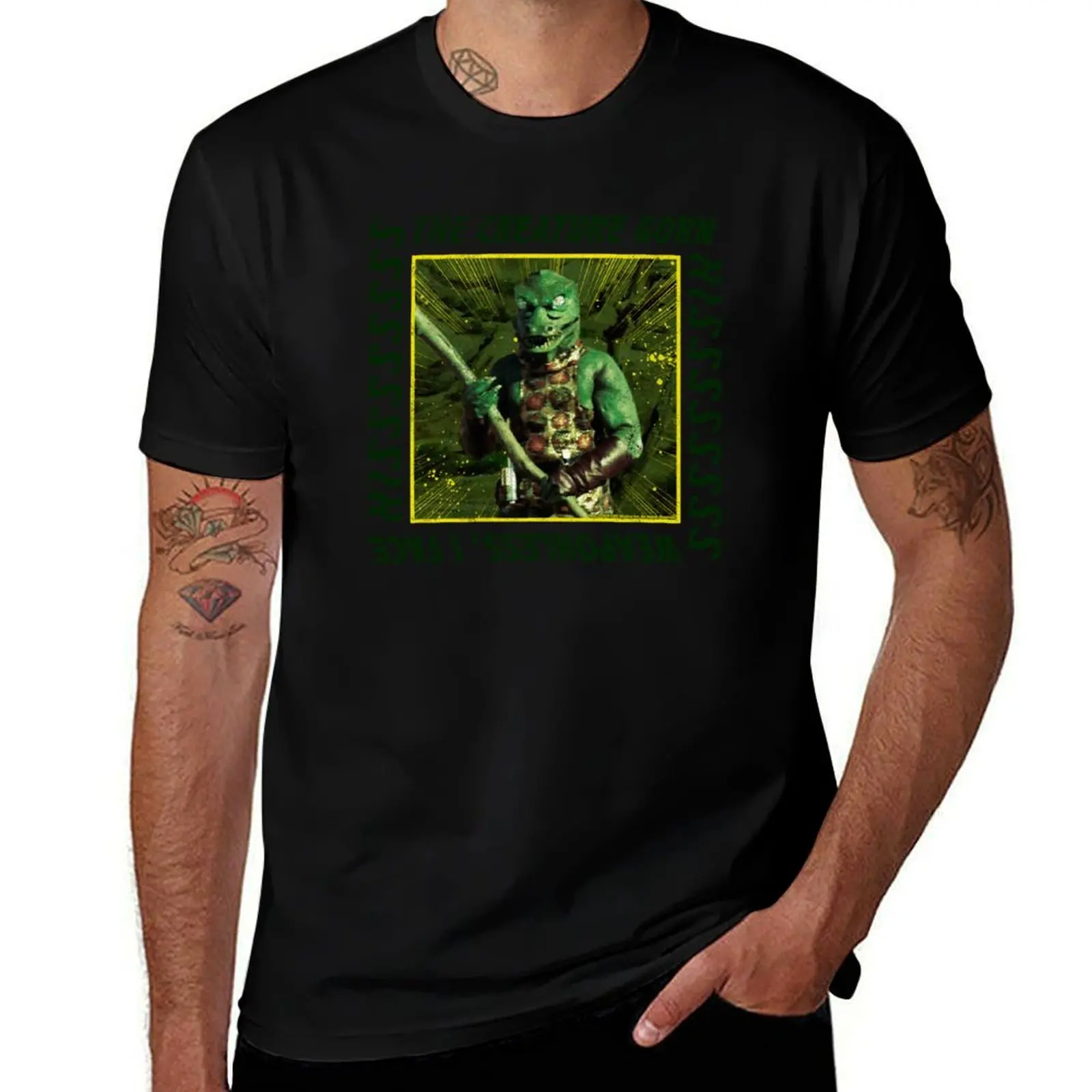 Star Trek: The Original Series Weaponless, I Fight The Creature Gorn T-Shirt Thanksgiving Casual Tee T-Shirt