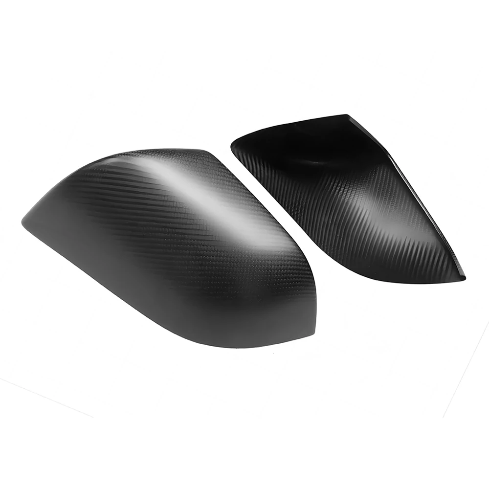 

Rearview Side Mirror Covers Cap For Tesla Model 3 Dry Matte Carbon Fiber Sticker Add On Casing Shell