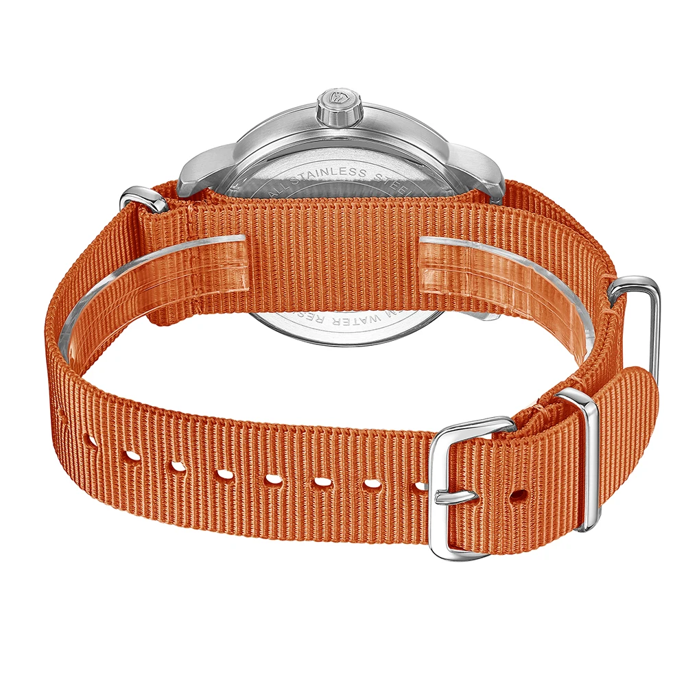 TOPHILL Luxury Mens Watch Sapphire Mirror Waterproof Date Business Wristwatch Style Watch For Men 42mm Stainless steel Reloj