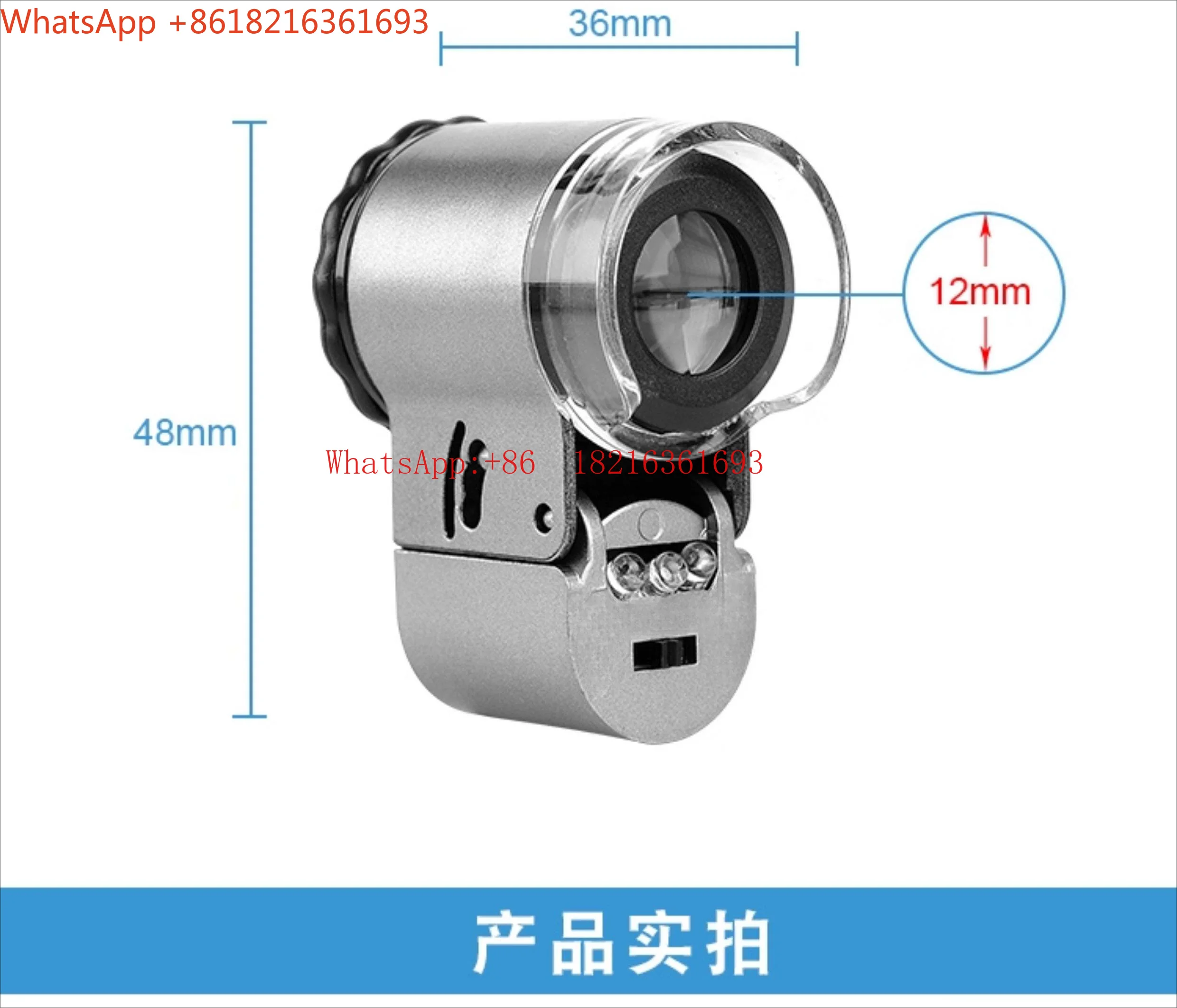 Limited Offer NEW Appraisal Special High Definition Waist Size Wenwan Jewelry 60 Times Microscope Accessories