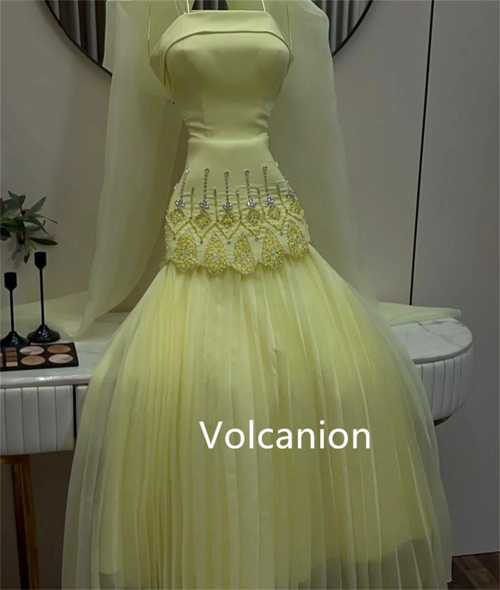 

Customized Simple Jersey Pleat Sequined Flower A-line Strapless Long Bespoke Occasion Celebrity Dresses Elegant