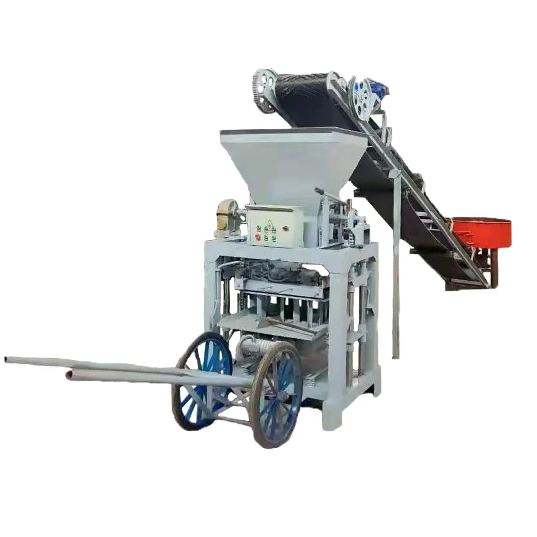 Automatic Interlocking Clay Brick Making Machinery Diesel Moving Hollow Cement Paving Block Brick