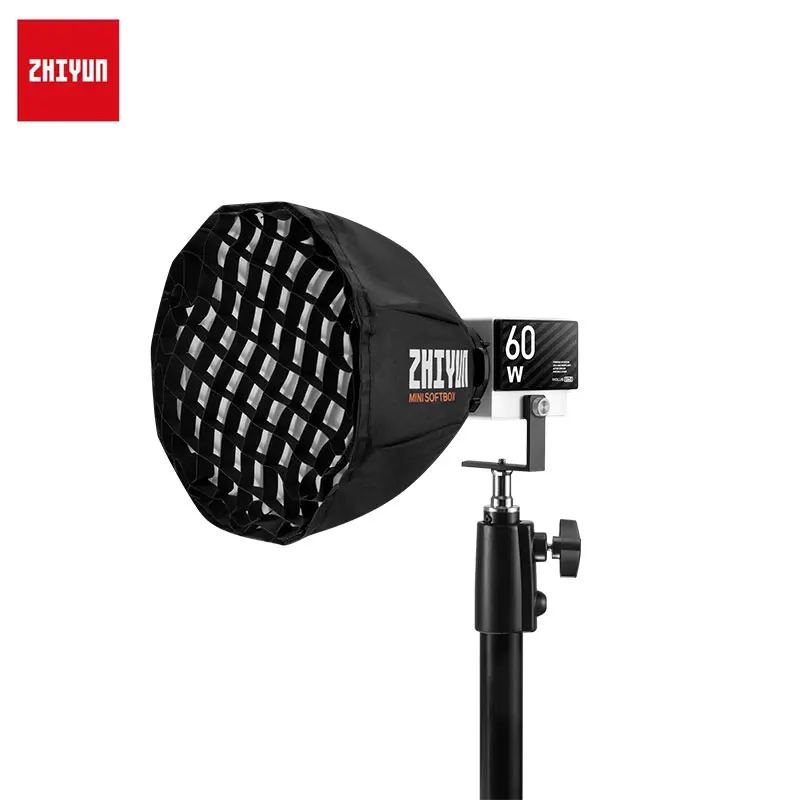 ZHIYUN Official Mini Softbox Octagon ZY Mount EX1H02 Accessories for ZHIYUN Molus G60 X100 CINEPEER CX100 COB Video Light